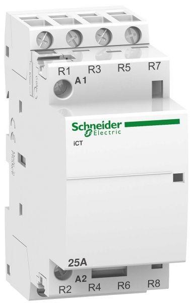 Контактор Schneider Electric Acti9 iCT25A 4НЗ, 220/240В AC 50Гц