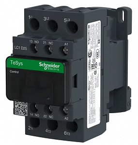 Контактор Schneider Electric TeSys D 25А 3П, 1НО+1НЗ, 220В, 50/60Гц LC1D25M7