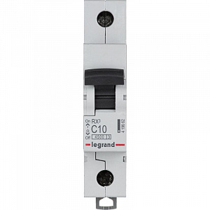 Автоматический выключатель Legrand RX3 10А 1п 4.5кА, C 419662