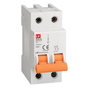 Автоматический выключатель LS Electric BKN 16А 2п B, 6кА 061205108B