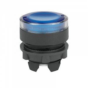 Головка кнопки КЭАЗ OptiSignal D22 A5-PL-6 с подсветкой синий, пластик ZB5AW363 332309