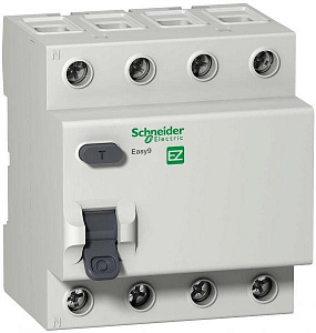 Выключатель дифференциального тока Schneider Electric Easy9 4п 63А 300мА тип AC 230В EZ9R64463