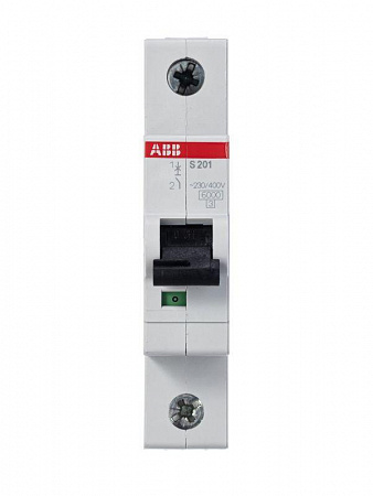 Автоматический выключатель ABB S201 6А 1п C, 6 кА, S201-C6