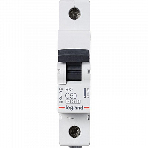 Автоматический выключатель Legrand RX3 50А 1п 4.5кА, C 419669