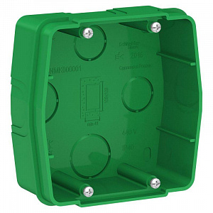 Коробка монтажная Schneider Electric Blanca для силовых розеток зеленая BLNMK000001
