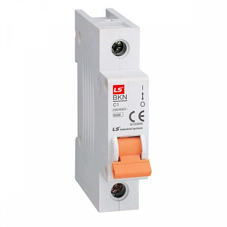 Автоматический выключатель LS Electric BKN 4А 1п C, 6кА