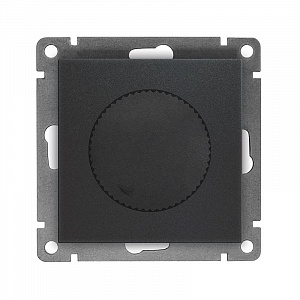 Светорегулятор Universal Афина 500Вт механизм графит A0101-Gr