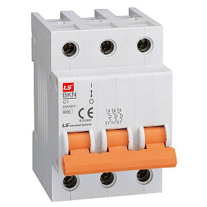 Автоматический выключатель LS Electric BKN 10А 3п B, 6кА 061301558B