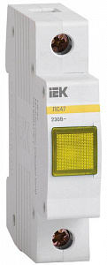 Лампа сигнальная IEK ЛС-47 неон желтая MLS10-230-K05
