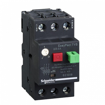 Автоматический выключатель защиты двигателя Schneider Electric EasyPact GZ1 2.5-4А