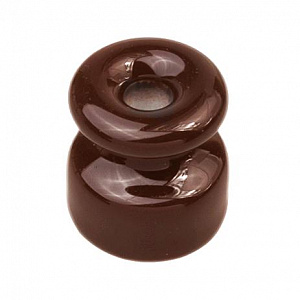 Изолятор Bironi коричневый керамика, 50 шт/уп. R1-551-02-50