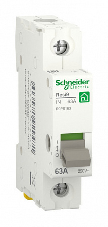 Выключатель нагрузки Schneider Electric Resi9 63А 1П модульный