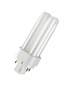 Лампа люминесцентная компактная DULUX D/E 18Вт/830 G24q-2 OSRAM 4099854122354 4099854122354