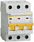 Автоматический выключатель IEK ВА47-29 10А 3п 4.5кА, B