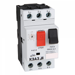 Автоматический выключатель защиты двигателя КЭАЗ ПРК32-4 269923