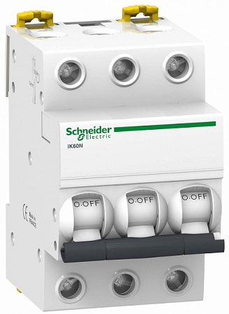 Автоматический выключатель Schneider Electric Acti9 iK60N 50А 3п C, 6кА