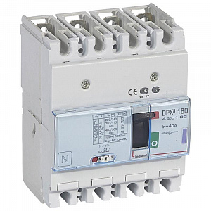Автоматический выключатель Legrand DPX3 160 4п 40А 50кА термомагнитный расцепитель 420132