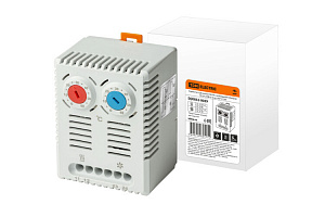 Термостат сдвоенный TDM ELECTRIC NO/NC (охлаждение/обогрев) 10/5A 230В 0+60 гр.С SQ0832-0029
