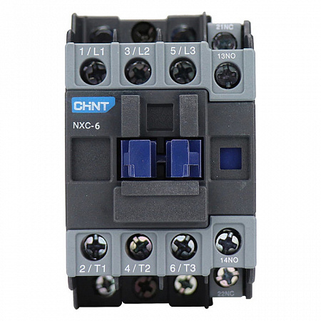 Контактор CHINT NXC-06 6А 1НО+1НЗ, 220В/АС3, 50Гц