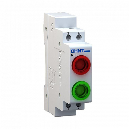Индикатор CHINT ND9-2/gr зеленый+красный AC/DC 230В LED