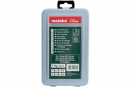Набор Metabo SDS-plus Classic р-р5 6 8 6 8 10 12 (уп.7шт)