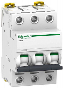 Автоматический выключатель Schneider Electric Acti 9 iC60N 10А 3п D, 6 кА A9F75310