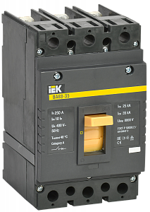 Автоматический выключатель IEK ВА88-35 3П 250А 35кА SVA30-3-0250