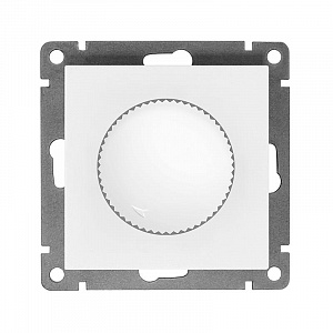 Светорегулятор Universal Афина 500Вт механизм белый A0101
