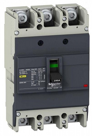 Автоматический выключатель Schneider Electric Easypact EZC250F TMD, 160A, 3P 3Т