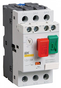 Автоматический выключатель защиты двигателя IEK ПРК32-10 6-10А DMS11-010