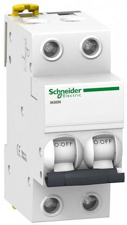 Автоматический выключатель Schneider Electric Acti 9 iK60N 6А 2п C, 6 кА