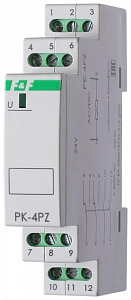 Реле промежуточное Евроавтоматика ФиФ PK-4PZ 230В AC/DC 4х8А 2P 2Z IP20 EA06.001.029