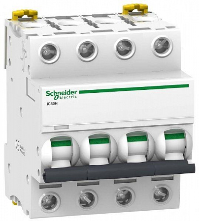 Автоматический выключатель Schneider Electric Acti 9 iC60H 25А 4п 10кА, C