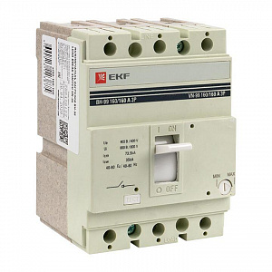 Выключатель нагрузки EKF ВН-99 3п 160/160А sl99-160-160