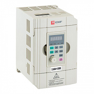Частотный преобразователь EKF PROxima VECTOR-100 2.2/4кВт, 1Ф, 230В VT100-2R2-1B