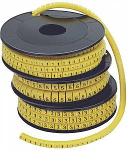 Маркер кабельный IEK МКЗ-10мм, символ 3, 180 шт/уп. UMK40-3