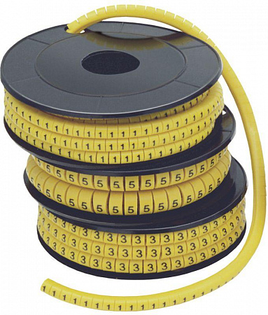 Маркер кабельный IEK МКЗ-10мм, символ 5, 180 шт/уп.
