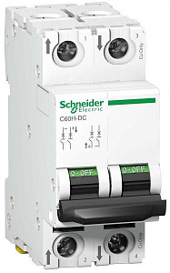 Автоматический выключатель Schneider Electric Acti 9 C60H-DC 50А 2п 10кА, C A9N61538
