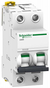 Автоматический выключатель Schneider Electric Acti 9 iC60N 1А 2п 6кА, C A9F74201