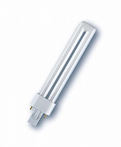 Лампа люминесцентная компактная DULUX S 9Вт/830 G23 OSRAM 4099854123528 4099854123528