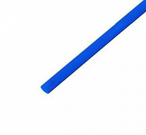 Термоусаживаемая трубка Rexant 5,0/2,5 мм, синяя, 1м 20-5005