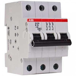 Автоматический выключатель ABB SH203 50А 3п 6кА, C, SH203-C50 2CDS213001R0504