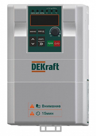 Частотный преобразователь DEKraft ПЧ-510-3PH-380В-3,7кВт-B