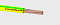 Провод Электрокабель НН ПуВнг(А)-LS 1х25 МК желто-зеленый 450/750В