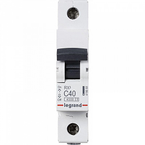 Автоматический выключатель Legrand RX3 40А 1п 4.5кА, C 419668