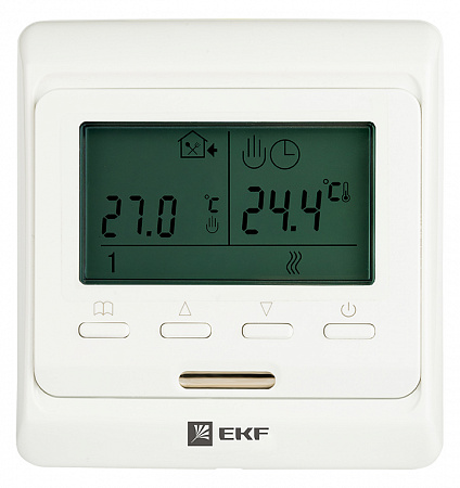 Термостат EKF Proxima для теплых полов электронный 16A 230В с датчиком пола