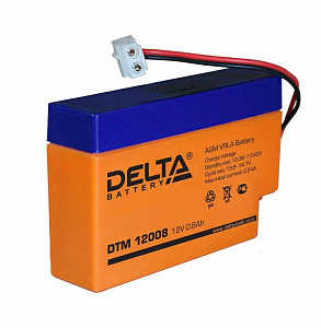 Аккумулятор Delta UPS 12В 0.8Ач DTM 12008